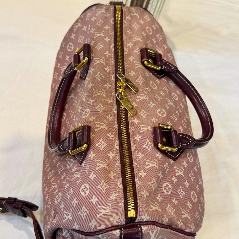 Authentic Louis Vuitton Mini Lin Speedy Bandolier 30 - Picture 4 of 16